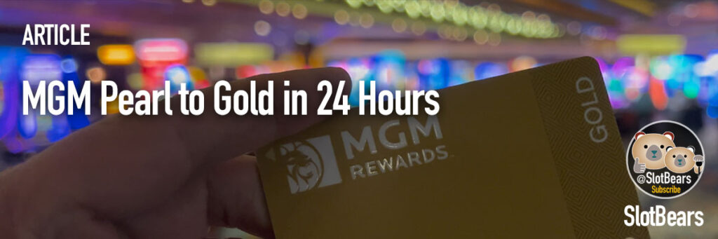 MGM Pearl to MGM Gold Tier